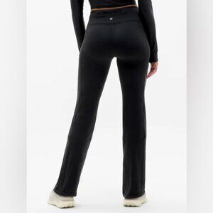 Athleta fleece lined high rise pant